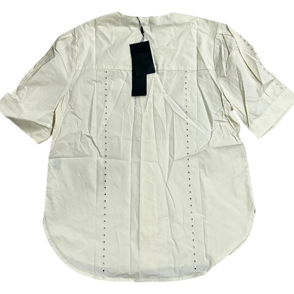 JENNI KAYNE HARPER BLOUSE IN WARM IVORY SHIRT TOP WOMENS SIZE S SMALL NWT NEW - Picture 6 of 6